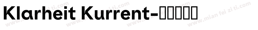 Klarheit Kurrent字体转换